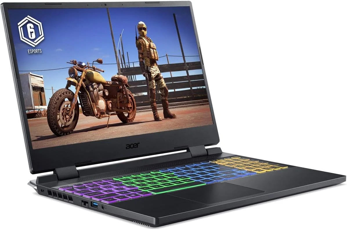 لپ تاپ گیمینگ 15.6 اینچی Acer Nitro 5 AN515-58-56CH Full HD 144Hz، پردازنده Intel Core i5-12500H 2.5GHz، رم 16GB، SSD 512GB، کارت گرافیک NVIDIA GeForce RTX 4050 6GB، ویندوز 11 Home، مشکی ابسیدین لپ تاپ گیمینگ 15.6 اینچی Acer Nitro 5 AN515-58-56CH Full HD 144Hz، پردازنده Intel Core i5-12500H 2.5GHz، رم 16GB، SSD 512GB، کارت گرافیک NVIDIA GeForce RTX 4050 6GB، ویندوز 11 Home، مشکی ابسیدین