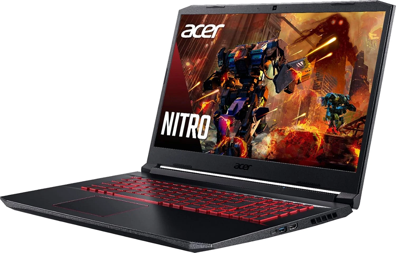 لپ تاپ گیمینگ 17.3 اینچی ایسر - Nitro 5 - پردازنده Intel Core i5 - حافظه 8 گیگابایت - کارت گرافیک NVIDIA GeForce GTX 1650 Ti 4GB - حافظه SSD 512 گیگابایت - صفحه نمایش FHD IPS - مشکی آبسیدین
