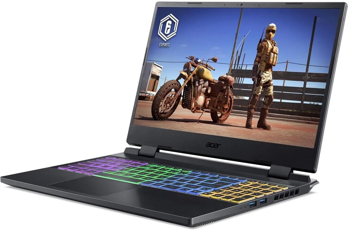 لپ تاپ گیمینگ 15.6 اینچی Acer Nitro 5 AN515-58-56CH Full HD 144Hz، پردازنده Intel Core i5-12500H 2.5GHz، رم 16GB، SSD 512GB، کارت گرافیک NVIDIA GeForce RTX 4050 6GB، ویندوز 11 Home، مشکی ابسیدین لپ تاپ گیمینگ 15.6 اینچی Acer Nitro 5 AN515-58-56CH Full HD 144Hz، پردازنده Intel Core i5-12500H 2.5GHz، رم 16GB، SSD 512GB، کارت گرافیک NVIDIA GeForce RTX 4050 6GB، ویندوز 11 Home، مشکی ابسیدین