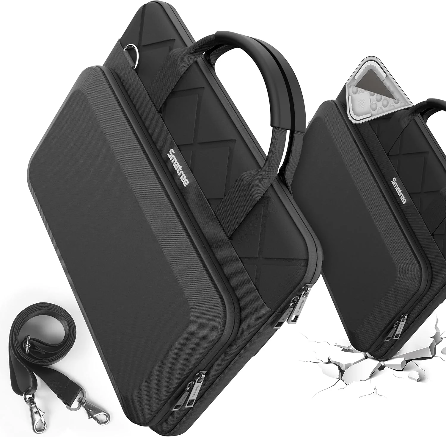 کیف شانه ای لپ تاپ Smatree CityShield برای لپ تاپ 17 اینچی Acer PREDATOR TRITON 17 X، برای لپ تاپ 16 اینچی Acer Nitro 16 Gaming - AN16-51-56VR، برای لپ تاپ گیمینگ Nitro 16 -AN16-41-R148/R3ZV/R4CY/R1WE/R5KC(MC02)