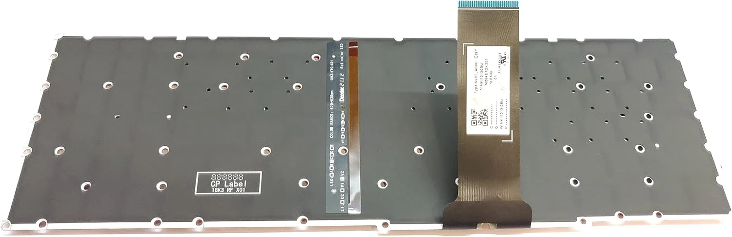 کیبورد لپ تاپ 4D (برچسب) برای Acer Nitro 5 AN515 AN515-51 AN515-52 سری Predator Helios 300 | با نور پس زمینه | بدون قاب | انگلیسی آمریکایی | با کلید Nitro Sense کیبورد لپ تاپ 4D (برچسب) برای Acer Nitro 5 AN515 AN515-51 AN515-52 سری Predator Helios 300 | با نور پس زمینه | بدون قاب | انگلیسی آمریکایی | با کلید Nitro Sense