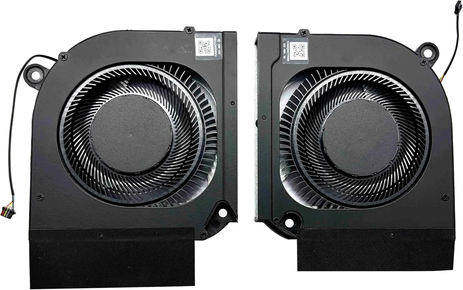 بهترین قطعات فن خنک کننده CPU+GPU جایگزین برای لپ تاپ گیمینگ ACER Nitro 17 Intel (سری AN17-71, AN17-72)، P/N: DFSCL12E16486M DFSCK22D05883M (فن 12 ولت)