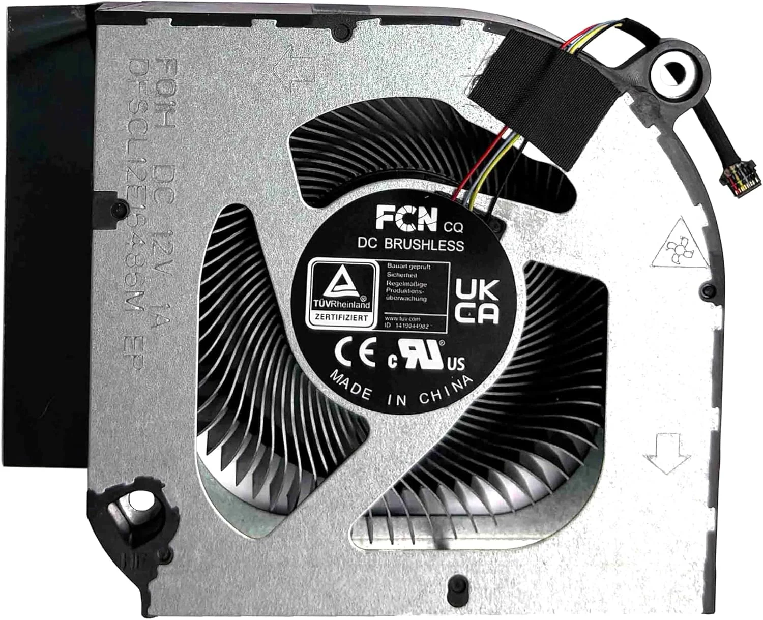 بهترین قطعات فن خنک کننده CPU+GPU جایگزین برای لپ تاپ گیمینگ ACER Nitro 17 Intel (سری AN17-71, AN17-72)، P/N: DFSCL12E16486M DFSCK22D05883M (فن 12 ولت)