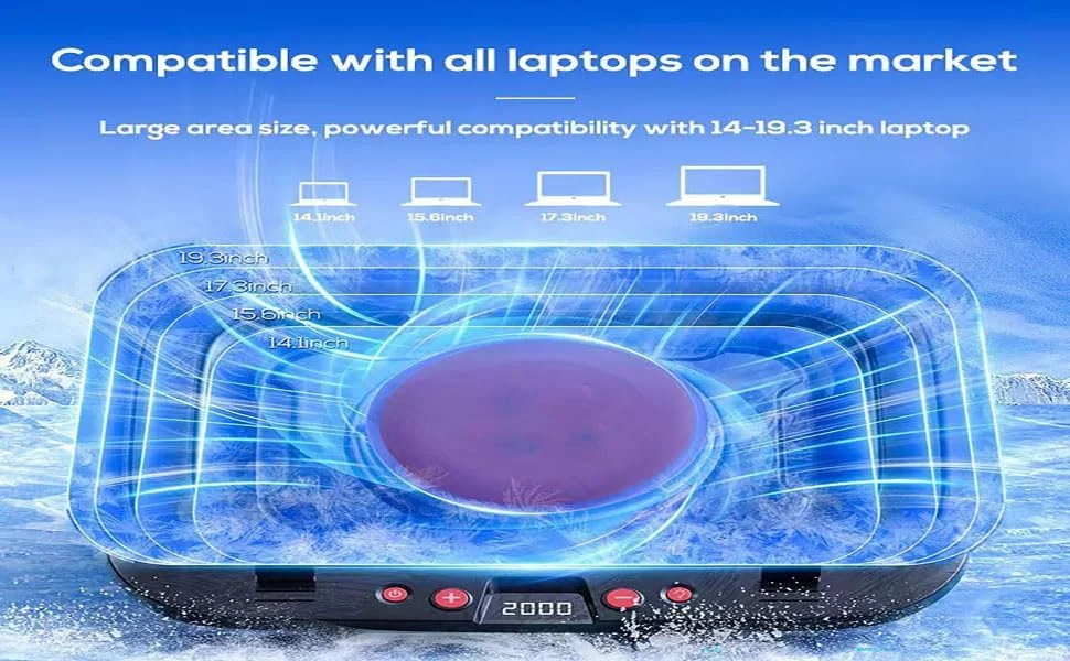 پد خنک کننده لپ تاپ گیمینگ برای Acer Predator Triton 14 16 x17 Neo 16 Predator Helios 16 18 15 Predator Helios Neo 18 16 Nitro 17 5 V V16 v15، خنک کننده سریع با فن خنک کننده توربو قدرتمند پد خنک کننده لپ تاپ گیمینگ برای Acer Predator Triton 14 16 x17 Neo 16 Predator Helios 16 18 15 Predator Helios Neo 18 16 Nitro 17 5 V V16 v15، خنک کننده سریع با فن خنک کننده توربو قدرتمند