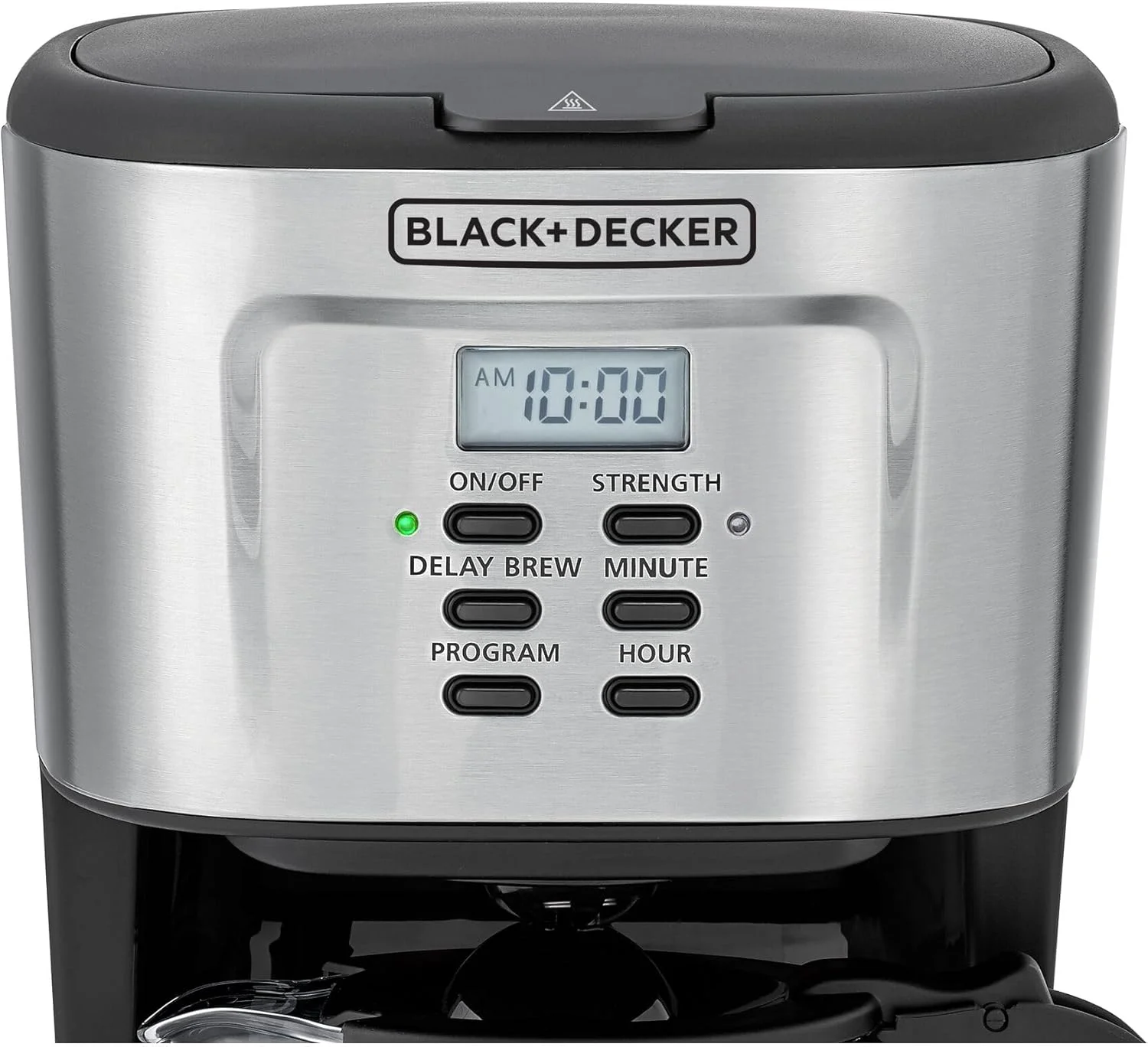 قهوه ساز 12 فنجانی BLACK+DECKER، دستگاه قهوه ساز چکه ای برنامه ریزی شده 900 واتی، کارافه شیشه ای 1.5 لیتری، تایمر 24 ساعته، عملکرد گرم نگهدارنده، صفحه نمایش LCD، خاموش شدن خودکار، محافظت در برابر جوشیدن خشک، مشکی - DCM85-B5 قهوه ساز 12 فنجانی BLACK+DECKER، دستگاه قهوه ساز چکه ای برنامه ریزی شده 900 واتی، کارافه شیشه ای 1.5 لیتری، تایمر 24 ساعته، عملکرد گرم نگهدارنده، صفحه نمایش LCD، خاموش شدن خودکار، محافظت در برابر جوشیدن خشک، مشکی - DCM85-B5