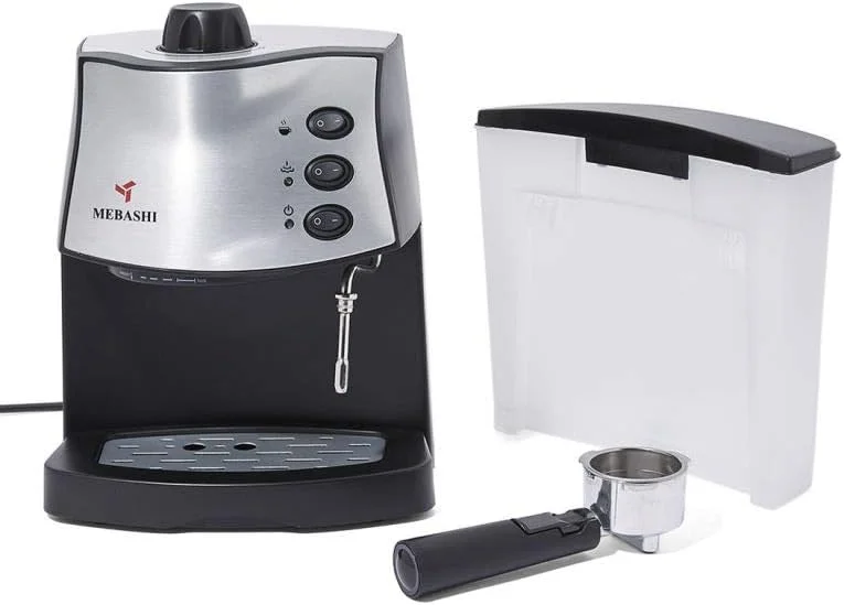 دستگاه اسپرسو ساز مباشی مدل Pumb ME-ECM2002 با توان 850 وات - مشکی/نقره ای/سفید - حداقل 1 سال گارانتی تولید کننده دستگاه اسپرسو ساز مباشی مدل Pumb ME-ECM2002 با توان 850 وات - مشکی/نقره ای/سفید - حداقل 1 سال گارانتی تولید کننده