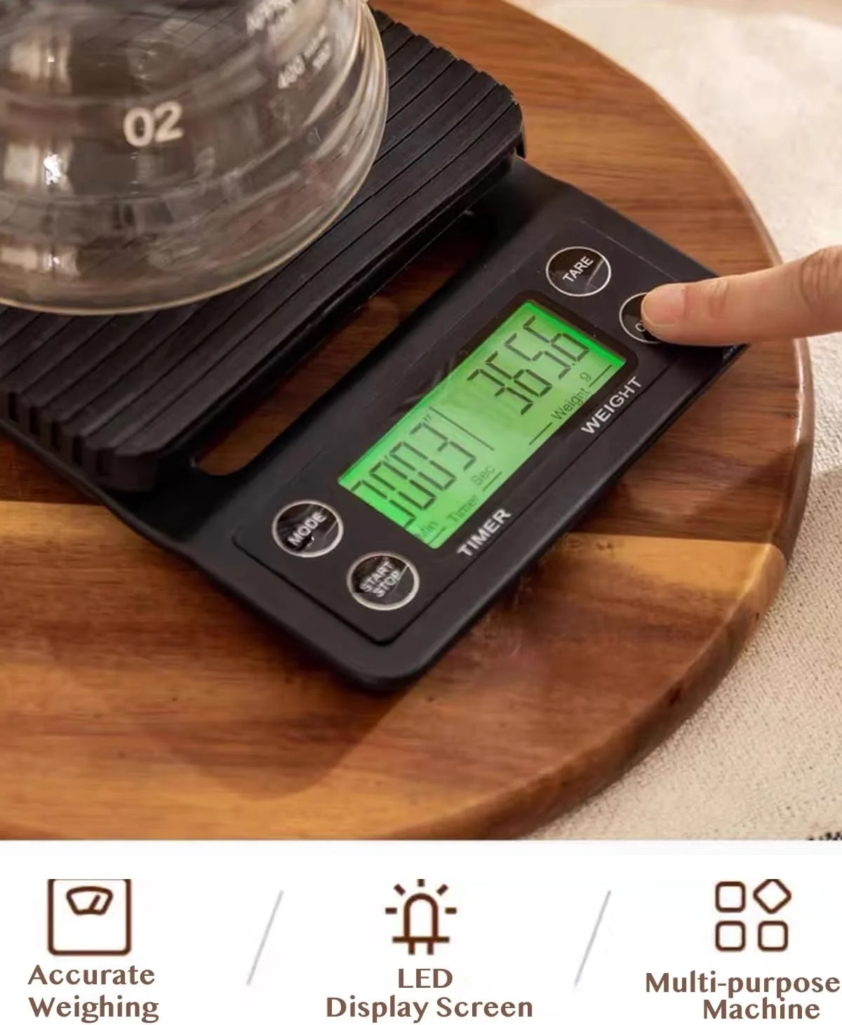 ست قهوه ساز HJB VISSO - بسته 10 عددی کیت قهوه ساز V60 با آسیاب، سرور، کتری، فیلتر، ترازو و قیف شیشه ای چکه ای - ست قهوه مسافرتی در کیف هدیه ست قهوه ساز HJB VISSO - بسته 10 عددی کیت قهوه ساز V60 با آسیاب، سرور، کتری، فیلتر، ترازو و قیف شیشه ای چکه ای - ست قهوه مسافرتی در کیف هدیه