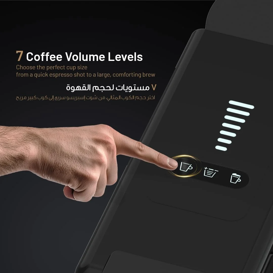 دستگاه قهوه ساز چند کپسولی LePresso Crema Pro با توان 1400 وات، دیگ بخار دوگانه، سیستم کف شیر ساز، ظرفیت 850 میلی لیتر، فشار پمپ 20 بار، پشتیبانی از چند کپسول، سیستم ویژه کرما، خاموش شدن خودکار - مشکی دستگاه قهوه ساز چند کپسولی LePresso Crema Pro با توان 1400 وات، دیگ بخار دوگانه، سیستم کف شیر ساز، ظرفیت 850 میلی لیتر، فشار پمپ 20 بار، پشتیبانی از چند کپسول، سیستم ویژه کرما، خاموش شدن خودکار - مشکی