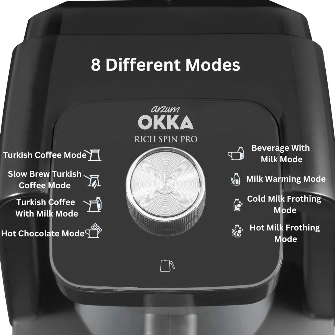 قهوه ساز اتوماتیک ترک Arzum Okka rich Spin Pro New، دستگاه تهیه نوشیدنی های شیری و سایر نوشیدنی های گرم، دیگ استیل ضد زنگ با همزن (مسی) دارای 1 سال گارانتی تولید قهوه ساز اتوماتیک ترک Arzum Okka rich Spin Pro New، دستگاه تهیه نوشیدنی های شیری و سایر نوشیدنی های گرم، دیگ استیل ضد زنگ با همزن (مسی) دارای 1 سال گارانتی تولید