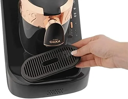قهوه ساز برقی حرفه ای Arzum Okka، تمام اتوماتیک، مشکی، مسی، OK001B، 1 سال گارانتی در امارات. نسخه امارات قهوه ساز برقی حرفه ای Arzum Okka، تمام اتوماتیک، مشکی، مسی، OK001B، 1 سال گارانتی در امارات. نسخه امارات