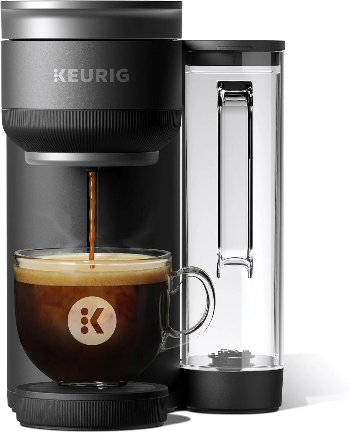 قهوه ساز تک نفره کپسولی Keurig K-Crema، فناوری PressureInfusion و MultiStream، تهیه قهوه با خامه، شات های اسپرسو، قهوه کلاسیک، چای، کاکائو، مخزن قابل جابجایی 72 اونسی