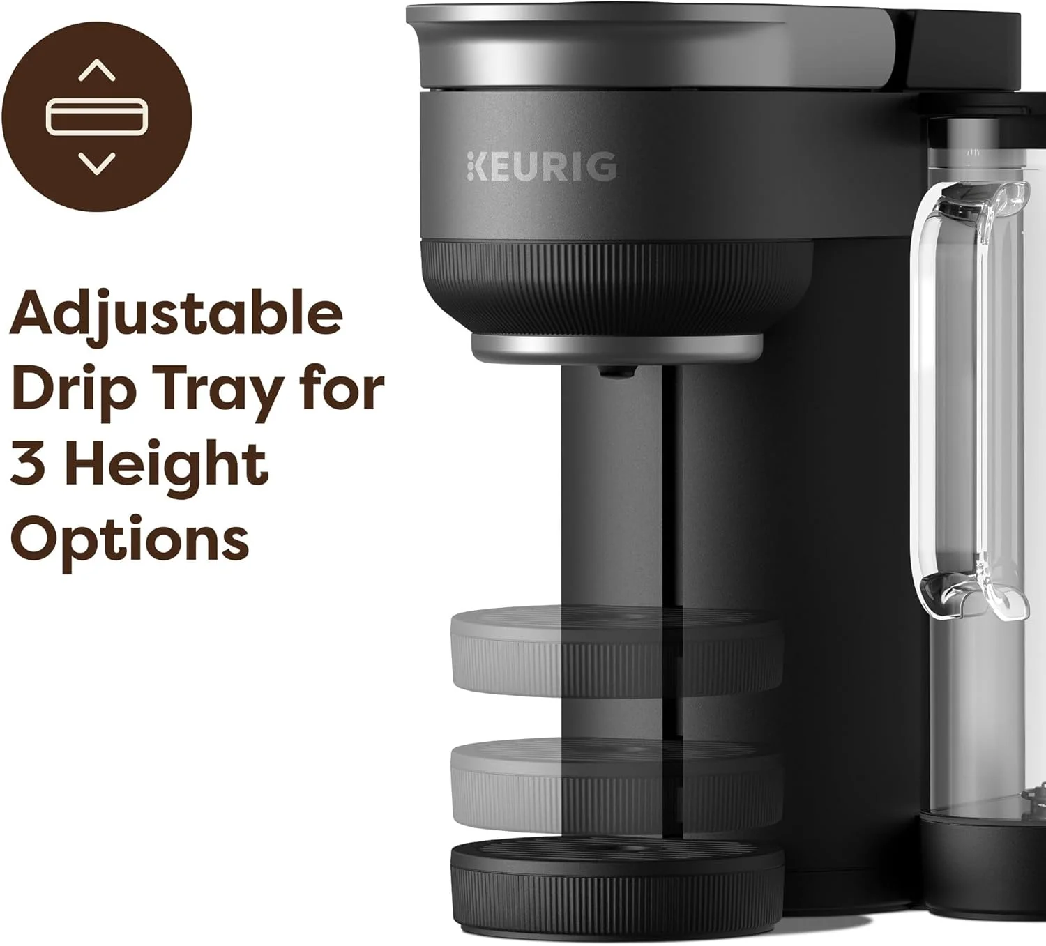 قهوه ساز تک نفره کپسولی Keurig K-Crema، فناوری PressureInfusion و MultiStream، تهیه قهوه با خامه، شات های اسپرسو، قهوه کلاسیک، چای، کاکائو، مخزن قابل جابجایی 72 اونسی قهوه ساز تک نفره کپسولی Keurig K-Crema، فناوری PressureInfusion و MultiStream، تهیه قهوه با خامه، شات های اسپرسو، قهوه کلاسیک، چای، کاکائو، مخزن قابل جابجایی 72 اونسی