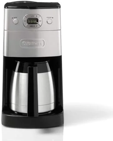 قهوه ساز آسیاب و دم کن اتوماتیک Cuisinart | دستگاه قهوه ساز فیلتری دانه به فنجان | کارافه حرارتی | DGB650BCU قهوه ساز آسیاب و دم کن اتوماتیک Cuisinart | دستگاه قهوه ساز فیلتری دانه به فنجان | کارافه حرارتی | DGB650BCU