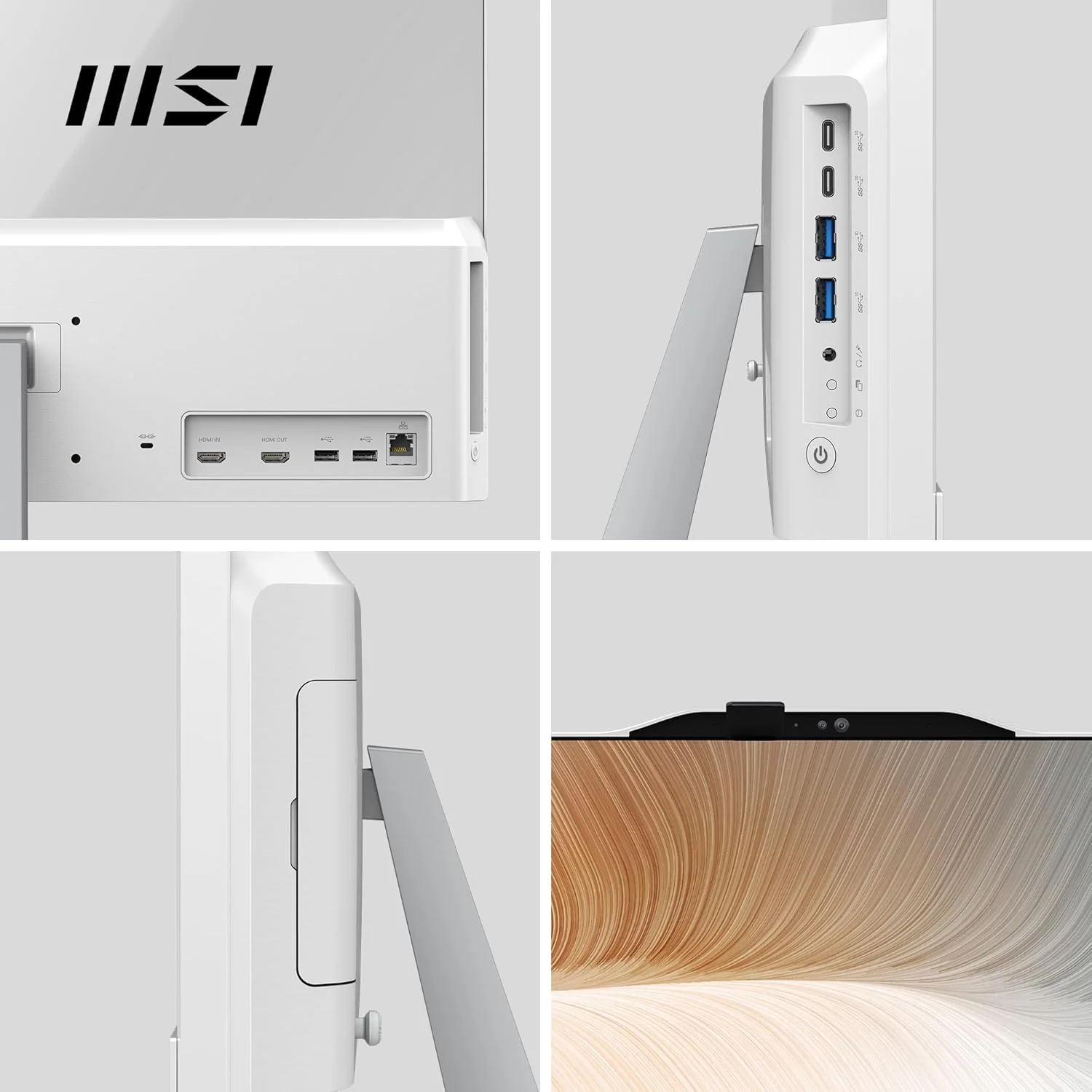کامپیوتر همه کاره MSI Modern AM242 12M-644IT، صفحه نمایش 23.8 اینچی IPS، رزولوشن 1920x1080 (FHD)، پردازنده Intel Core i5-1235U، رم 8 گیگابایتی، SSD (512 گیگابایتی)، بدون لمس، ویندوز 11 هوم، سفید کامپیوتر همه کاره MSI Modern AM242 12M-644IT، صفحه نمایش 23.8 اینچی IPS، رزولوشن 1920x1080 (FHD)، پردازنده Intel Core i5-1235U، رم 8 گیگابایتی، SSD (512 گیگابایتی)، بدون لمس، ویندوز 11 هوم، سفید