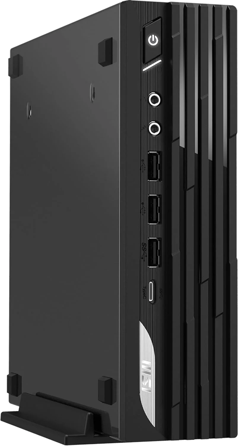 کامپیوتر رومیزی MSI Pro DP21، پردازنده Intel Core i7-14700، vPRO، UHD 770، حافظه 32 گیگابایتی، SSD 1 ترابایتی، WiFi 6E، ویندوز 11 پرو، 3 سال گارانتی (14MQ-002US)
