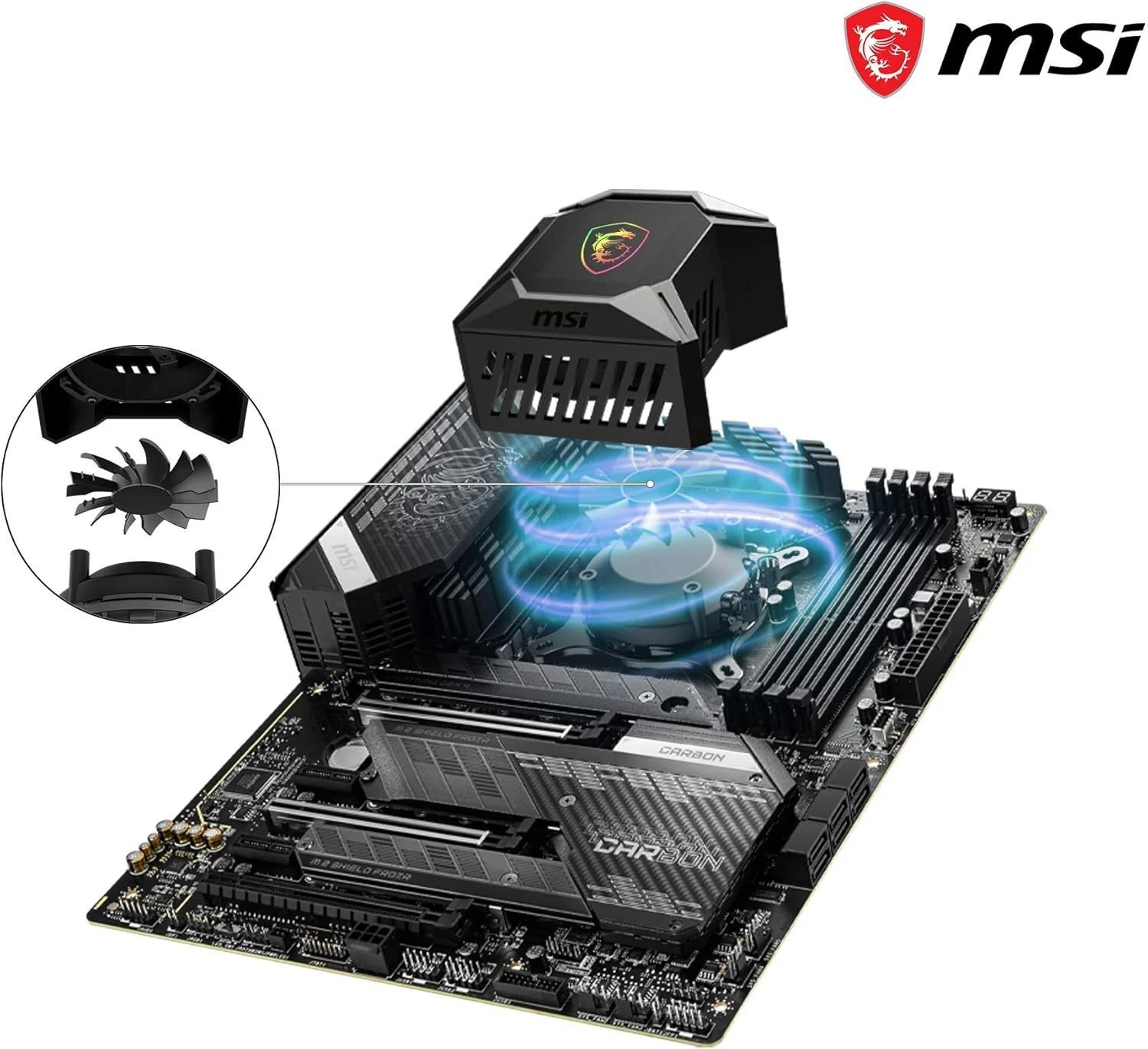 خنک کننده مایع پردازنده MSI MPG CORE LIQUID K360 ARGB با نورپردازی Mystic Light، فن 60 میلی متری TORX FAN 4.0 با کنترل مستقل، صفحه نمایش LCD 2.4 اینچی قابل تنظیم، MPG CORELIQUID K360