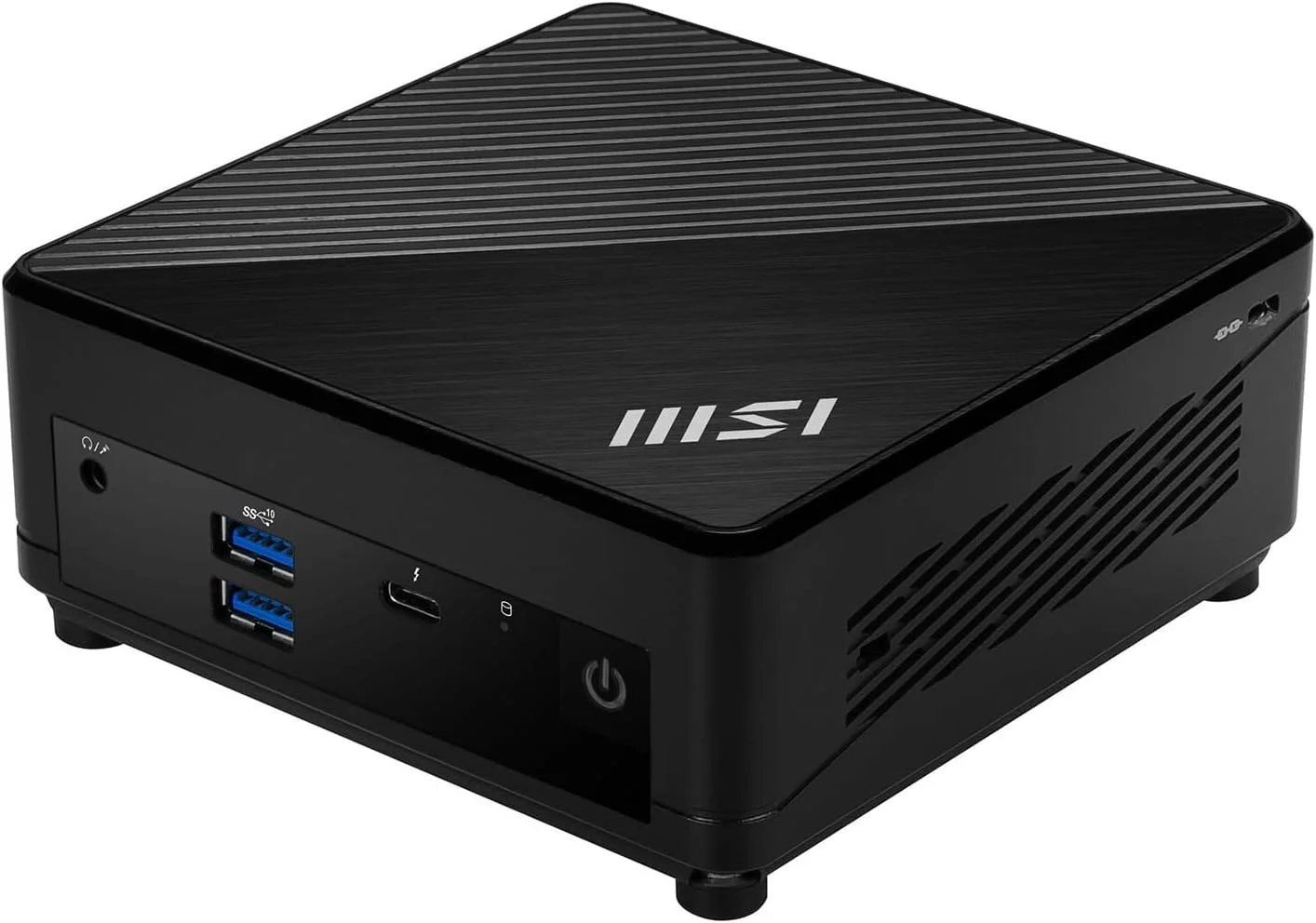 کامپیوتر رومیزی کوچک تجاری MSI Cubi 5، پردازنده Intel Core i3-1215U، رم 16 گیگابایتی، SSD 1 ترابایتی، HDMI، DisplayPort، Wi-Fi 6، Thunderbolt 4، بلوتوث، RJ-45، Windows 11 Pro