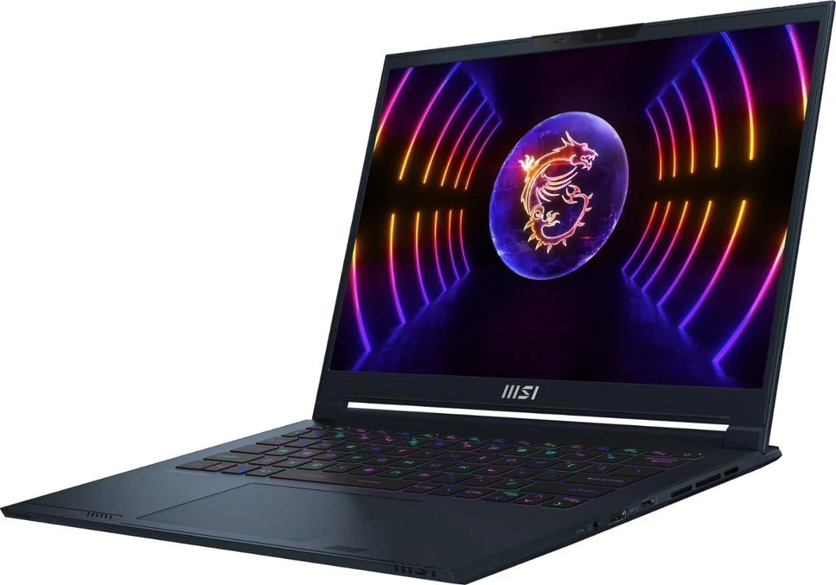 لپ تاپ گیمینگ MSI Stealth 14 Studio A13VF آبی، i7-13620H، 16 گیگابایت رم، 1 ترابایت SSD، صفحه نمایش 14.0 اینچی IPS-Level Wide UXGA (1920x1200)، GeForce RTX 4060، ویندوز 11 هوم