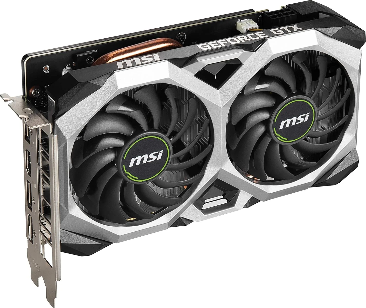 کارت گرافیک ام اس آی گیمینگ GeForce GTX 1660 Super با 192 بیت، HDMI/DP، حافظه 6GB GDDR6، پشتیبانی از HDCP، DirectX 12، دو فن، VR Ready، اورکلاک شده مدل GTX 1660 Super VENTUS XS OC, G166SVXSC