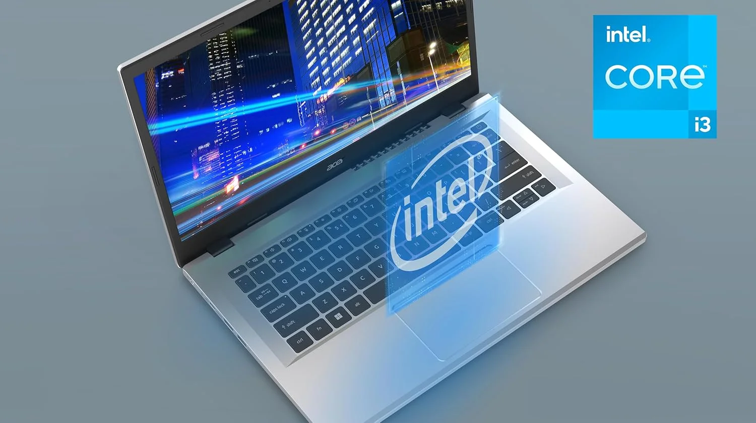 لپ تاپ باریک ایسر Aspire 3 A314-36P-35UU | صفحه نمایش 14 اینچی Full HD IPS | پردازنده Intel Core i3-N305 | گرافیک Intel UHD | 8 گیگابایت LPDDR5 | 128 گیگابایت NVMe SSD | Wi-Fi 6 | ویندوز