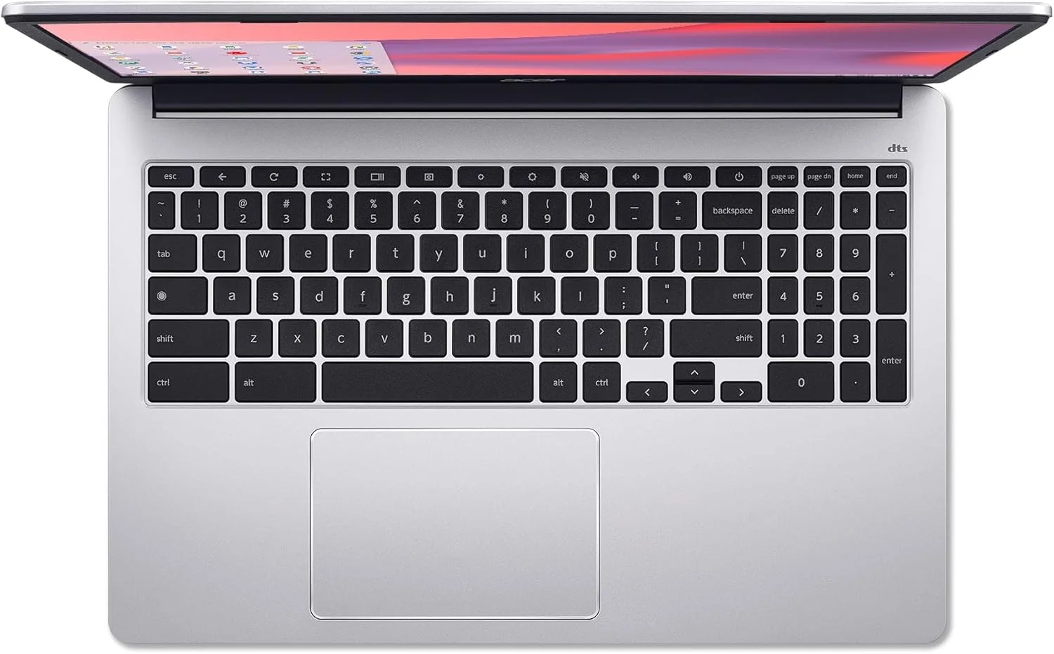 لپ تاپ 15.6 اینچی Acer Chromebook 315 FHD | پردازنده Intel Celeron N4500 | کارت گرافیک Intel UHD | وب کم داخلی | کارت خوان microSD | نقره ای | 4 گیگابایت رم | 64 گیگابایت SSD | سیستم عامل Chrome | همراه با فلش مموری 64 گیگابایتی USB
