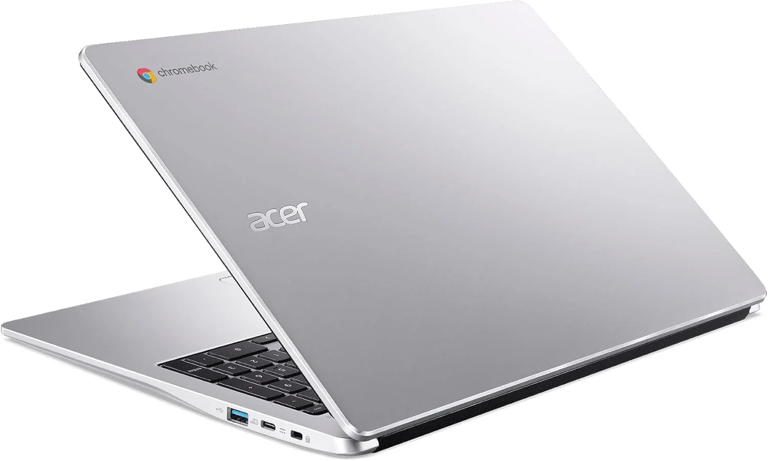 لپ تاپ 15.6 اینچی Acer Chromebook 315 FHD | پردازنده Intel Celeron N4500 | کارت گرافیک Intel UHD | وب کم داخلی | کارت خوان microSD | نقره ای | 4 گیگابایت رم | 64 گیگابایت SSD | سیستم عامل Chrome | همراه با فلش مموری 64 گیگابایتی USB