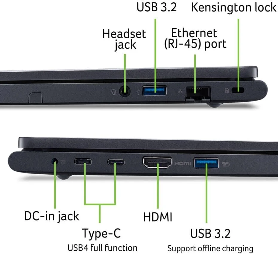 لپ تاپ 14 اینچی Acer TravelMate P4 با نسبت تصویر 16:10، پردازنده R5-8540U، حافظه رم 16 گیگابایت، حافظه اس اس دی 512 گیگابایت و سیستم عامل W11P لپ تاپ 14 اینچی Acer TravelMate P4 با نسبت تصویر 16:10، پردازنده R5-8540U، حافظه رم 16 گیگابایت، حافظه اس اس دی 512 گیگابایت و سیستم عامل W11P