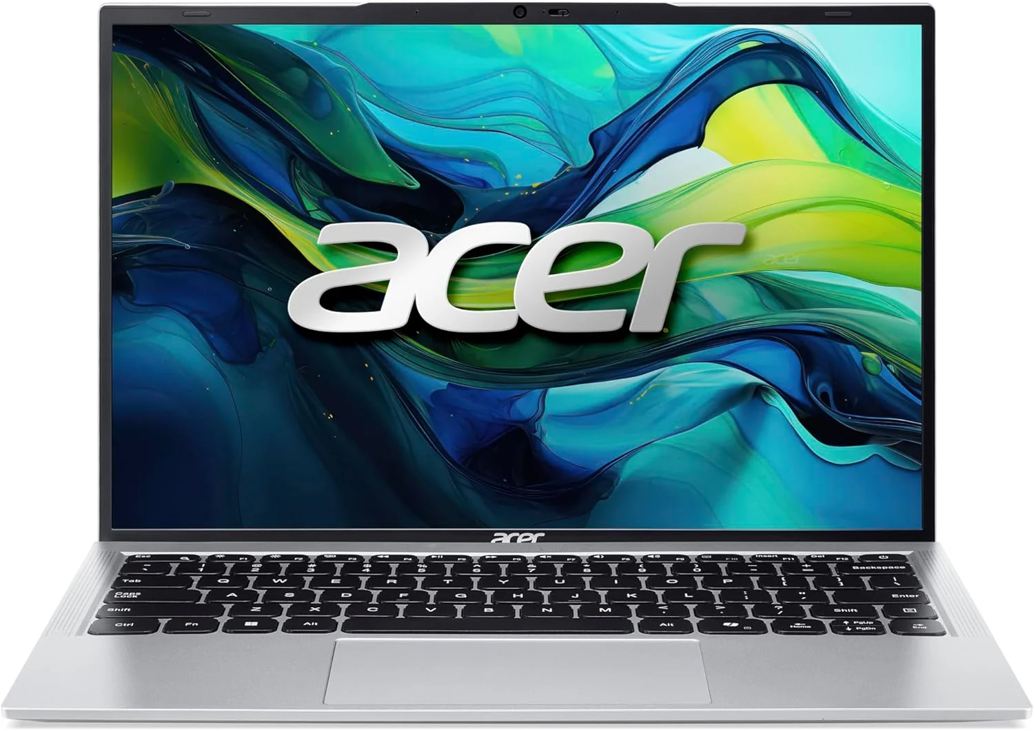 لپ تاپ Acer Aspire Lite AL14 با پردازنده نسل چهاردهم Intel Core 3-N355 هشت هسته ای تا 3.9 گیگاهرتز/8 گیگابایت رم DDR5/512 گیگابایت حافظه SSD/گرافیک Intel/صفحه نمایش 14 اینچی WUXGA IPS SlimBezel/WiFi-6/ویندوز 11 هوم/نقره ای روشن