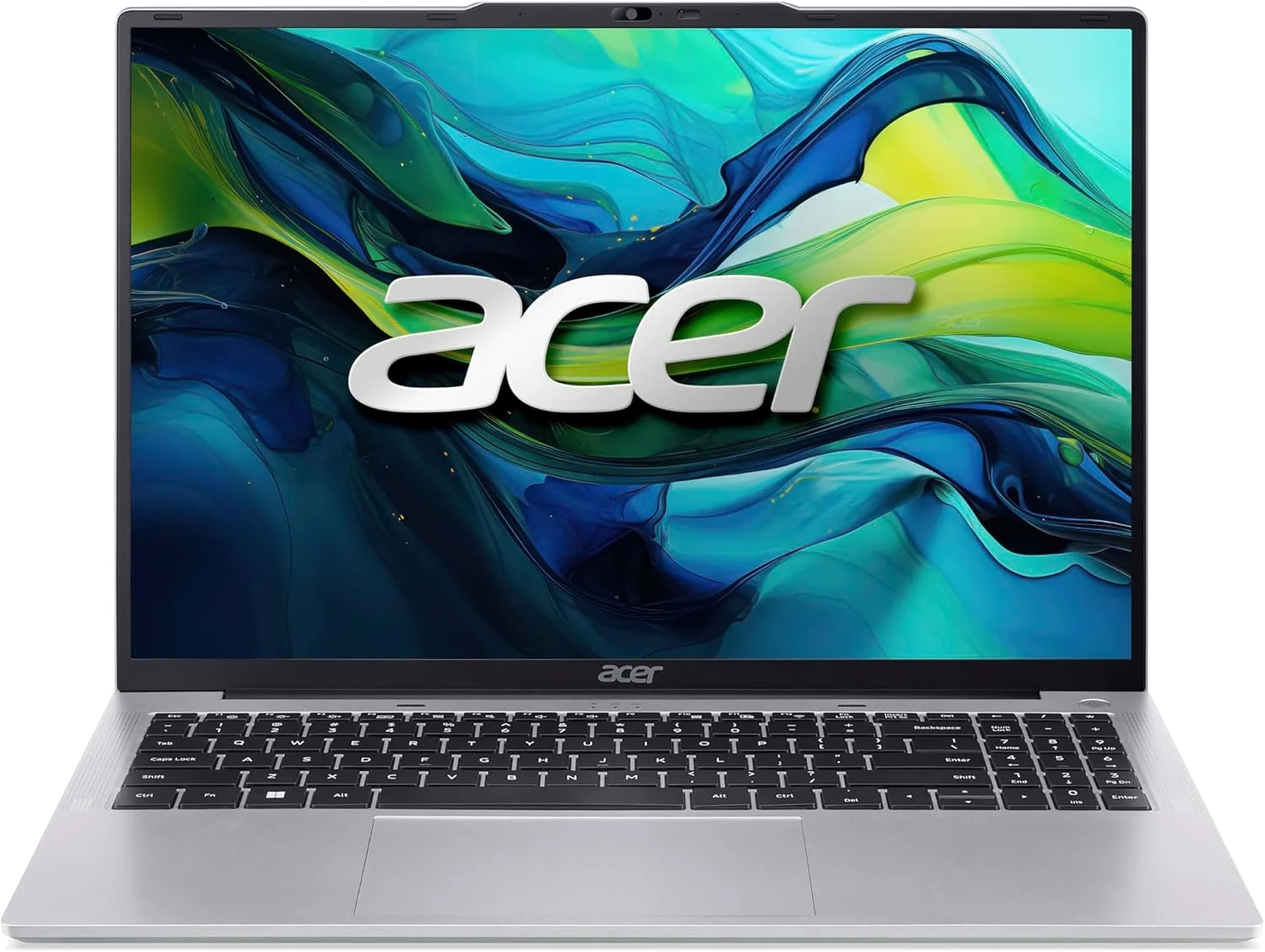 لپ تاپ Acer Aspire Lite AL16 نسل سیزدهم Intel Core i5-1334U با 10 هسته تا 4.6 گیگاهرتز / 16 گیگابایت رم DDR5 / 512 گیگابایت حافظه SSD / گرافیک Intel Iris XE / صفحه نمایش 16 اینچی WUXGA IPS SlimBezel / ویندوز 11 هوم / WiFi-6 / نقره ای