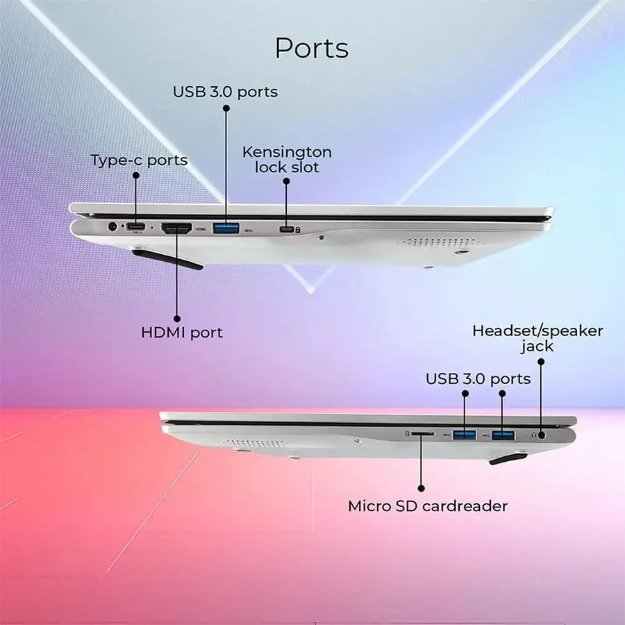 لپ تاپ Acer Aspire 3 با صفحه نمایش 15.6 اینچی FHD IPS ضد تابش نور، پردازنده Celeron® N4500، رم 8 گیگابایتی، SSD 512 گیگابایتی، گرافیک مجتمع Intel UHD، صفحه کلید انگلیسی عربی، ویندوز 11 پرو، نقره ای