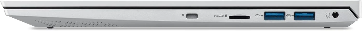 لپ تاپ Acer Aspire Lite AL14 با پردازنده نسل چهاردهم Intel Core 3-N355 هشت هسته ای تا 3.9 گیگاهرتز/8 گیگابایت رم DDR5/512 گیگابایت حافظه SSD/گرافیک Intel/صفحه نمایش 14 اینچی WUXGA IPS SlimBezel/WiFi-6/ویندوز 11 هوم/نقره ای روشن