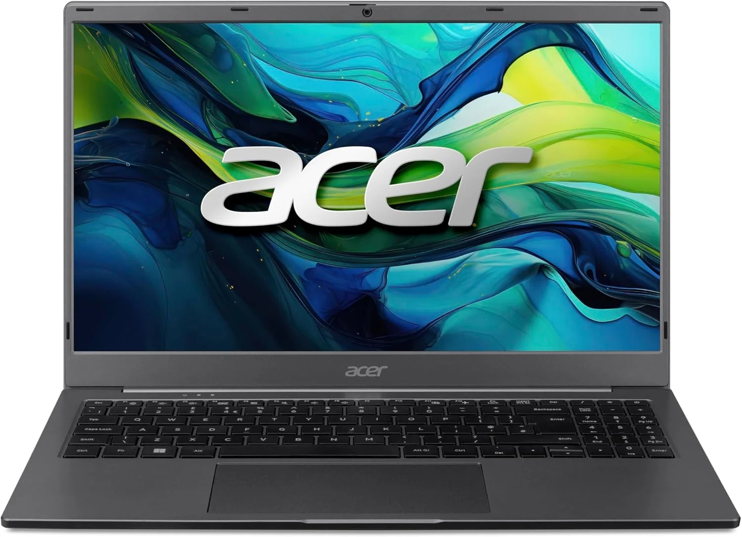 لپ تاپ Acer Aspire Lite AL15 با پردازنده دو هسته ای Intel Celeron N4500 تا 2.8 گیگاهرتز / 4 گیگابایت رم LPDDR4X / 128 گیگابایت حافظه eMMC / گرافیک Intel UHD / صفحه نمایش 15.6 اینچی FHD IPS SlimBezel / Win 11S / Iron + MS365 با 1 سال اشتراک از پیش نصب شده