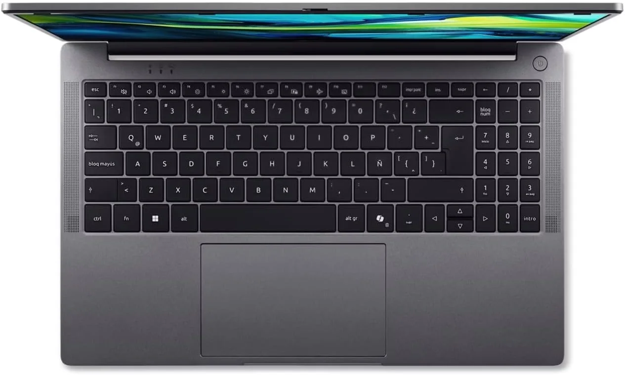 لپ تاپ Acer Aspire Lite 15 (پردازنده Intel Celeron N4500، رم 8 گیگابایتی، SSD 512 گیگابایتی، صفحه نمایش 15.6 اینچی Full HD IPS، گرافیک Intel UHD، ویندوز 11 پرو (ارتقا یافته)، نقره ای، صفحه کلید انگلیسی)