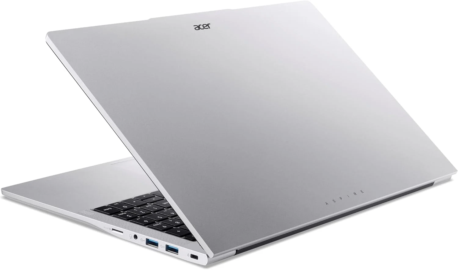 لپ تاپ Acer Aspire Lite AL15 اینتل سلرون N4500 دو هسته ای تا 2.8 گیگاهرتز/ 4 گیگابایت رم LPDDR4X/ 128 گیگابایت حافظه eMMC/ گرافیک Intel UHD/ صفحه نمایش 15.6 اینچی FHD IPS SlimBezel/ ویندوز 11S/ خاکستری استیل + MS365 با لایسنس 1 ساله