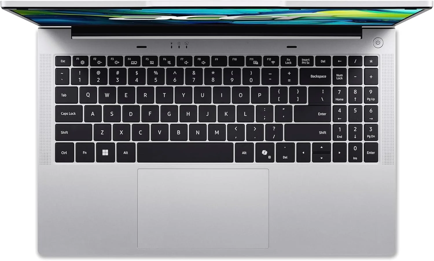 لپ تاپ Acer Aspire Lite AL15 اینتل سلرون N4500 دو هسته ای تا 2.8 گیگاهرتز/ 4 گیگابایت رم LPDDR4X/ 128 گیگابایت حافظه eMMC/ گرافیک Intel UHD/ صفحه نمایش 15.6 اینچی FHD IPS SlimBezel/ ویندوز 11S/ خاکستری استیل + MS365 با لایسنس 1 ساله