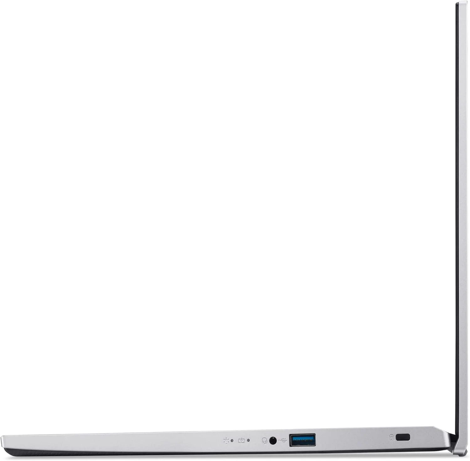 لپ تاپ Acer Aspire 3 A315 با پردازنده نسل دوازدهم Intel Core i5-1235U با 10 هسته تا 4.40 گیگاهرتز / 8 گیگابایت رم DDR4 / 512 گیگابایت حافظه SSD / گرافیک Intel Iris XE / صفحه نمایش 15.6 اینچی FHD IPS ComfyView / ویندوز 11 هوم / نقره ای خالص