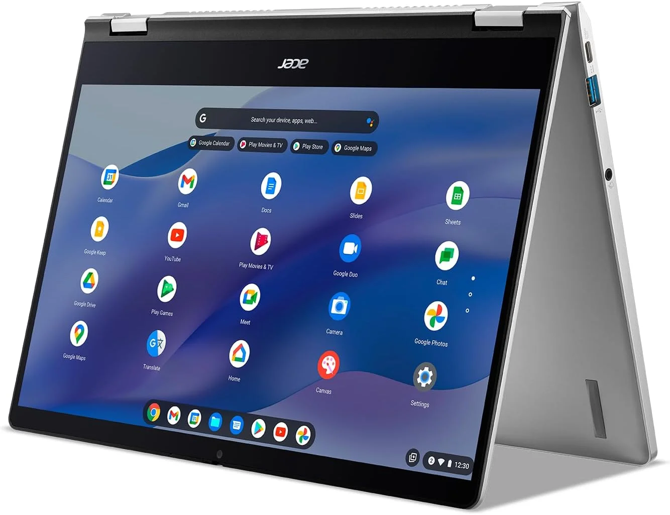 لپ تاپ Acer Chromebook Spin 514 CP514-3HH-R6VK | AMD Ryzen 5 5625C | صفحه نمایش لمسی 14 اینچی FHD IPS | 8 گیگابایت LPDDR4X | 128 گیگابایت eMMC | Wi-Fi 6 | وب کم FHD | پورت HDMI | صفحه کلید با نور پس زمینه | Chrome OS | کیف لپ تاپ Acer Chromebook Spin 514 CP514-3HH-R6VK | AMD Ryzen 5 5625C | صفحه نمایش لمسی 14 اینچی FHD IPS | 8 گیگابایت LPDDR4X | 128 گیگابایت eMMC | Wi-Fi 6 | وب کم FHD | پورت HDMI | صفحه کلید با نور پس زمینه | Chrome OS | کیف