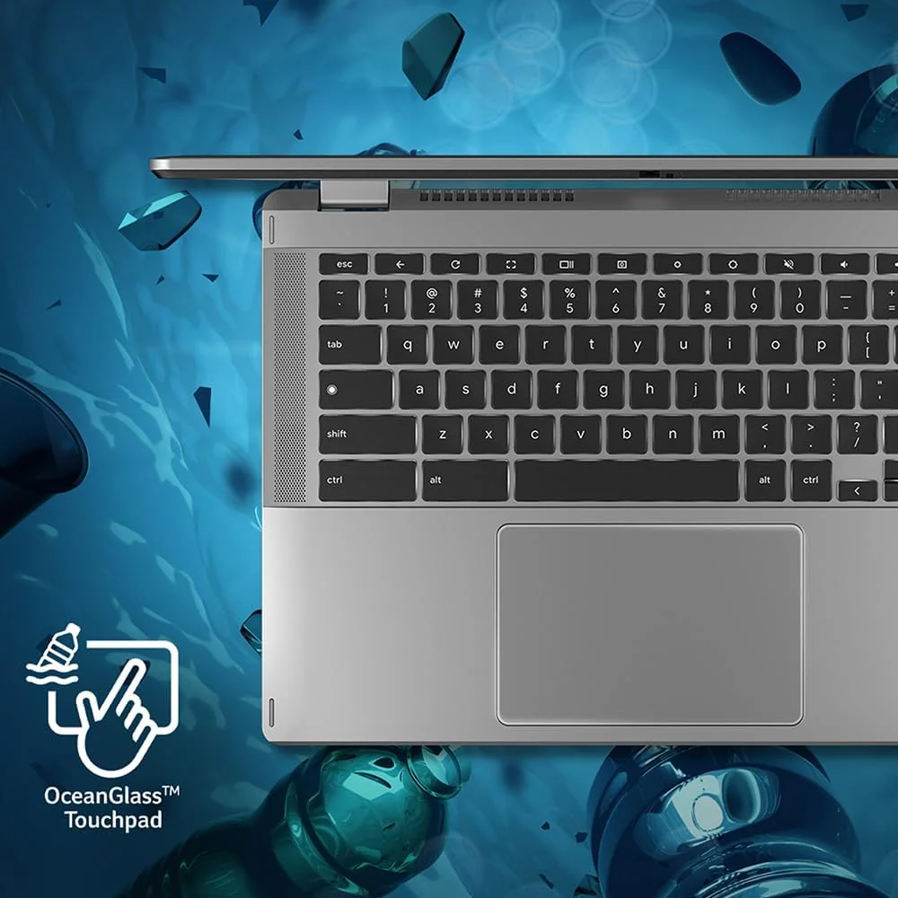 لپ تاپ تبدیل شونده Acer Chromebook Spin 314 CP314-2HN-318R، پردازنده Intel Core i3-N305، صفحه نمایش لمسی 14 اینچی WUXGA IPS Corning Gorilla Glass، رم 8 گیگابایتی LPDDR5، حافظه SSD PCIe 128 گیگابایتی، Wi-Fi 6E، وب کم Full HD، سیستم عامل Chrome