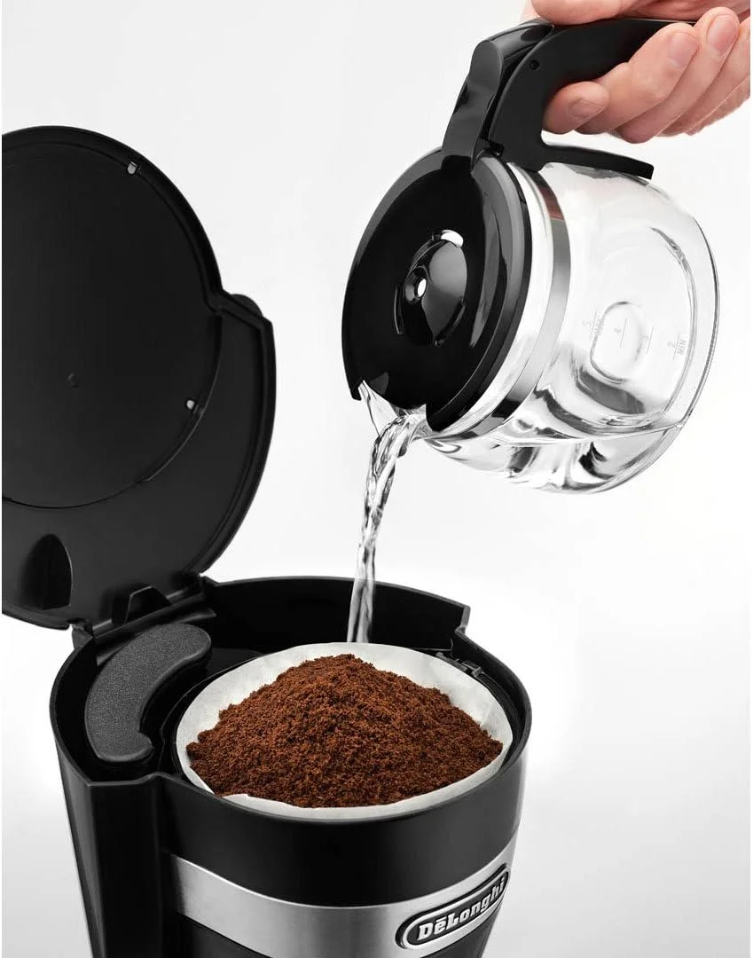 قهوه ساز قطره ای 5 فنجانی De'Longhi ICM14011 (مشکی) قهوه ساز قطره ای 5 فنجانی De'Longhi ICM14011 (مشکی)
