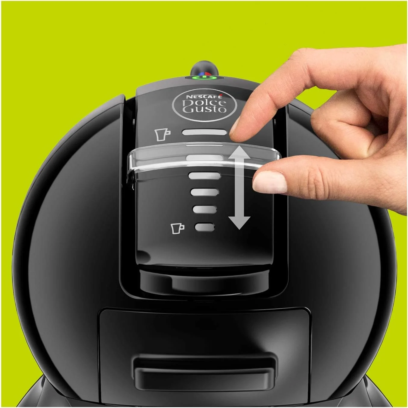 دستگاه قهوه ساز اتوماتیک دلونگی مدل EDG 155. BG Mini Me Dolce Gusto، مشکی/خاکستری "حداقل 1 سال گارانتی سازنده"