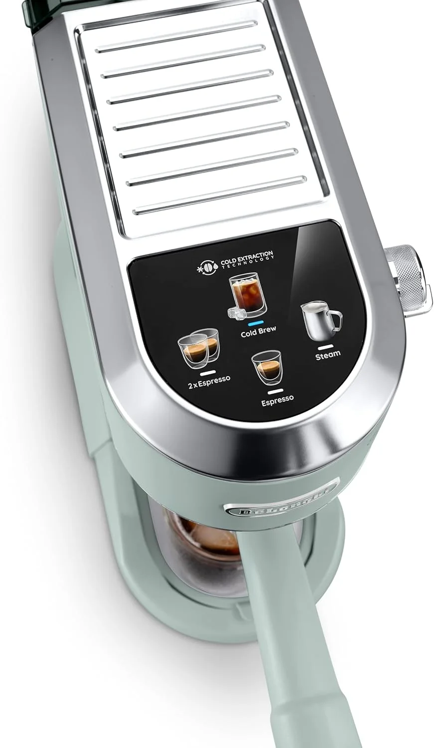دستگاه اسپرسوساز De'Longhi Dedica Duo EC890.GR، دستگاه قهوه باریستا با پمپ، اسپرسو و دم سرد، دستگاه دستی با میله بخار LatteArt، عرض 15 سانتی متر، 2 اسپرسو، صفحه لمسی، فنجان تا 13 سانتی متر، سبز دستگاه اسپرسوساز De'Longhi Dedica Duo EC890.GR، دستگاه قهوه باریستا با پمپ، اسپرسو و دم سرد، دستگاه دستی با میله بخار LatteArt، عرض 15 سانتی متر، 2 اسپرسو، صفحه لمسی، فنجان تا 13 سانتی متر، سبز