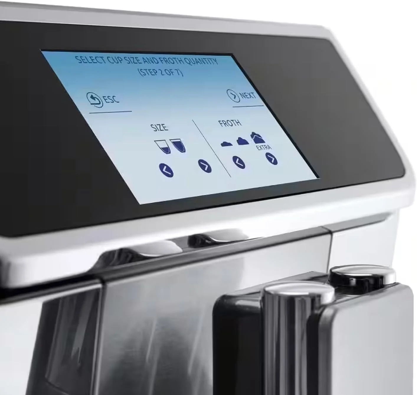 دستگاه قهوه ساز تمام اتوماتیک DE'LONGHI PRIMADONNA Elite، 18+ عملکرد، دستگاه اسپرسو ساز دانه به فنجان برای آمریکانو، کاپوچینو، لاته، ماکیاتو و غیره، کنترل لمسی، آسیاب دقیق، ECAM650.85.MS دستگاه قهوه ساز تمام اتوماتیک DE'LONGHI PRIMADONNA Elite، 18+ عملکرد، دستگاه اسپرسو ساز دانه به فنجان برای آمریکانو، کاپوچینو، لاته، ماکیاتو و غیره، کنترل لمسی، آسیاب دقیق، ECAM650.85.MS