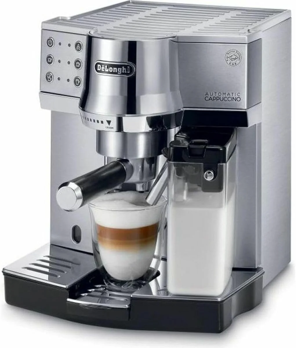 دستگاه اسپرسو و کاپوچینو ساز دلونگی مدل EC850.M رنگ نقره ای