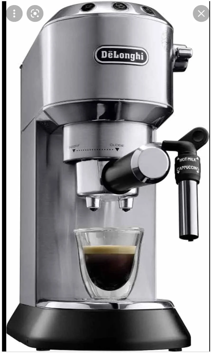 اسپرسوساز دلونگی مدل EC685M Dedica Deluxe، نقره ای، 1