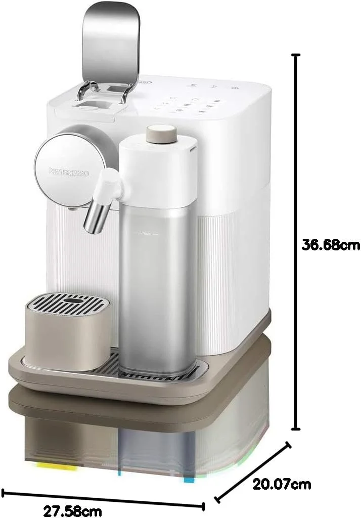 دستگاه قهوه ساز کپسولی تک نفره De'Longhi Nespresso Gran Lattissima EN650.W، شیر کف کرده اتوماتیک، کاپوچینو و لاته، 1.3 لیتر، سفید دستگاه قهوه ساز کپسولی تک نفره De'Longhi Nespresso Gran Lattissima EN650.W، شیر کف کرده اتوماتیک، کاپوچینو و لاته، 1.3 لیتر، سفید