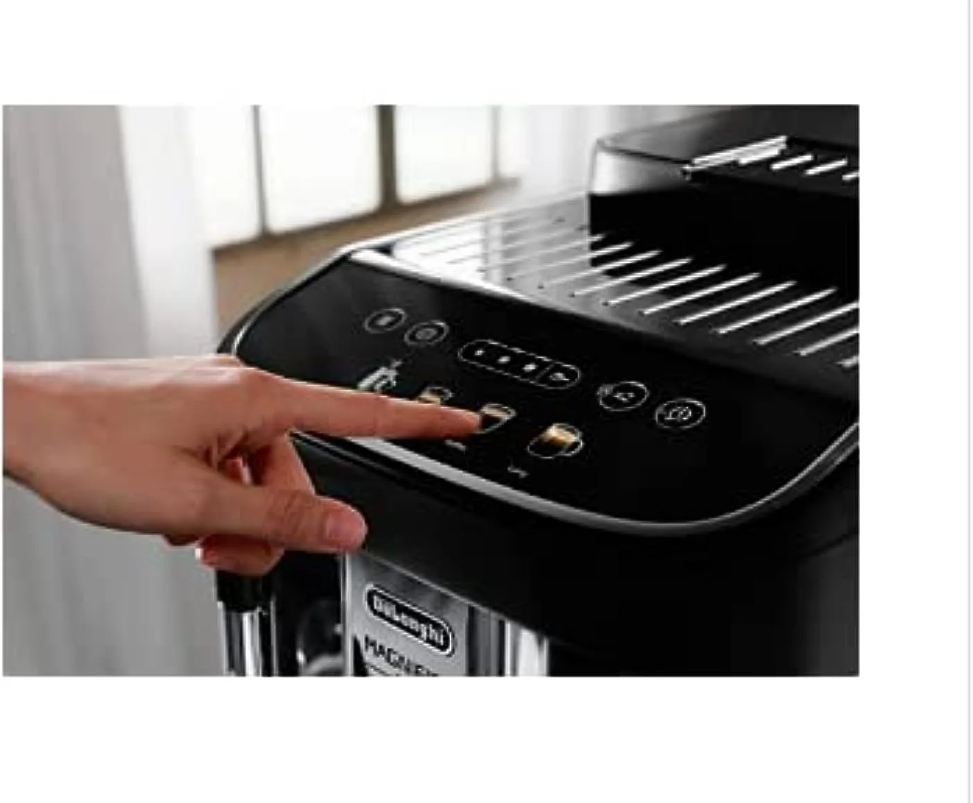 دستگاه قهوه ساز تمام اتوماتیک دانه به فنجان دلونگی مدل Magnifica EVO | دارای فوم ساز شیر سنتی | آسیاب داخلی | ECAM290.21.B | مشکی دستگاه قهوه ساز تمام اتوماتیک دانه به فنجان دلونگی مدل Magnifica EVO | دارای فوم ساز شیر سنتی | آسیاب داخلی | ECAM290.21.B | مشکی