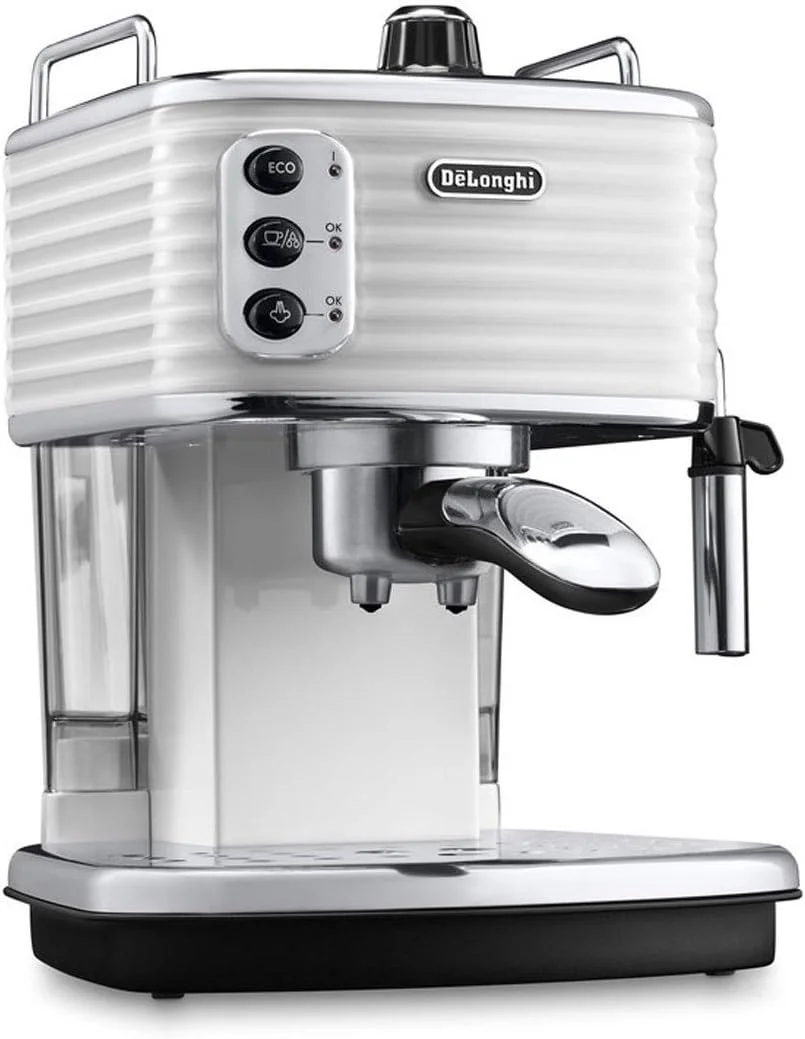 دستگاه اسپرسوساز پمپی دلونگی مدل Scultura ECZ 351.W، سفید، 1