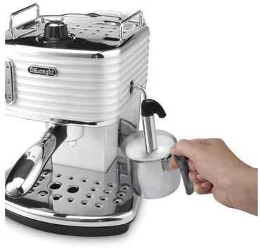 دستگاه اسپرسوساز پمپی دلونگی مدل Scultura ECZ 351.W، سفید، 1