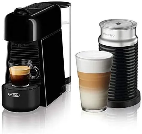نسپرسو Essenza Plus دلونگی به همراه Aeroccino3، مشکی