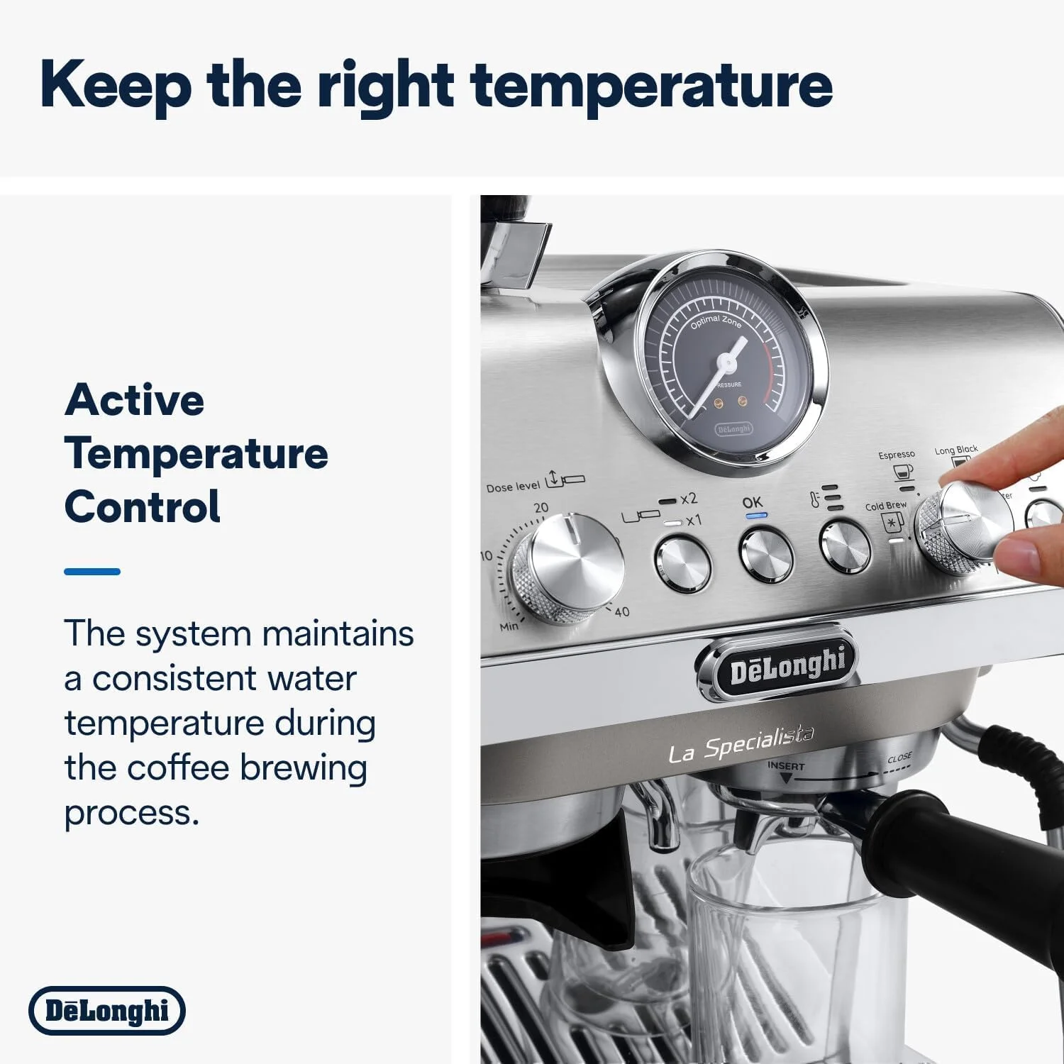 دستگاه قهوه ساز دستی De'Longhi La Specialista Arte Evo EC9255.M، دستگاه قهوه ساز دم سرد، فناوری استخراج سرد، دستگاه قهوه ساز جمع و جور، با کیت ابزار باریستا، کف شیر سنتی، فلزی دستگاه قهوه ساز دستی De'Longhi La Specialista Arte Evo EC9255.M، دستگاه قهوه ساز دم سرد، فناوری استخراج سرد، دستگاه قهوه ساز جمع و جور، با کیت ابزار باریستا، کف شیر سنتی، فلزی